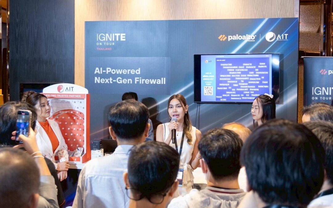 🎉AIT มีความยินดีที่ได้ร่วมเป็น Sponsor ในงาน Palo Alto Networks Ignite on Tour Thailand 2025 🎉 ซึ่งจัดขึ้นวันที่ 15 พฤษภาคม 2568 ณ Hyatt Regency Bangkok Hotel